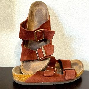 Birkenstock Arizona Soft Footbed Suede Leather size 8